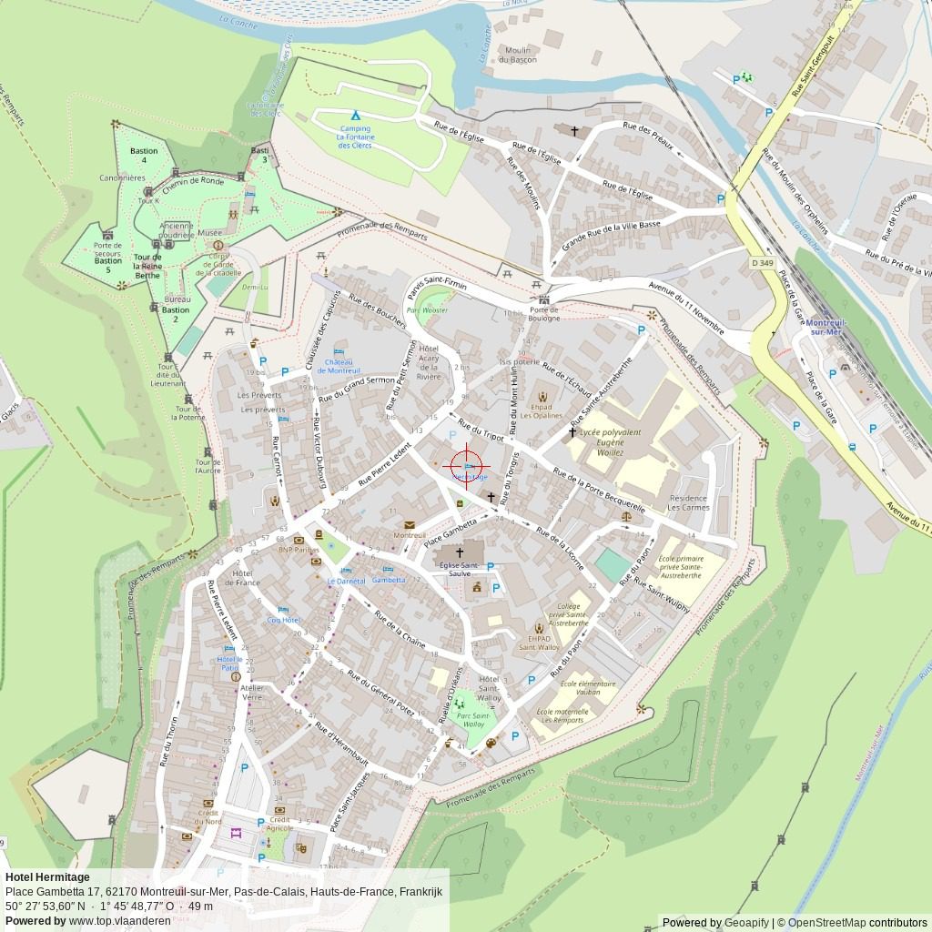 Situatiekaart 1 km Situatiekaart 1 km