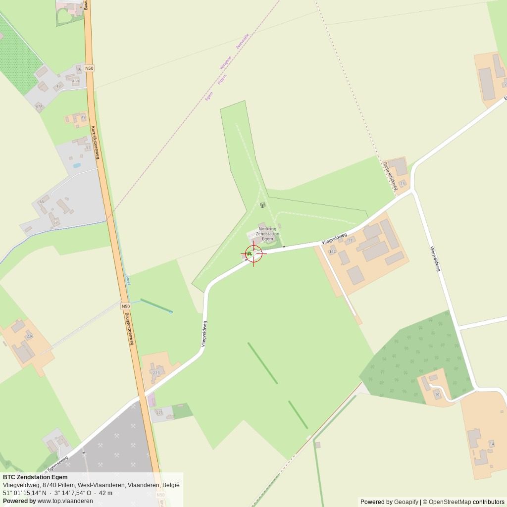 Situatiekaart 1 km Situatiekaart 1 km