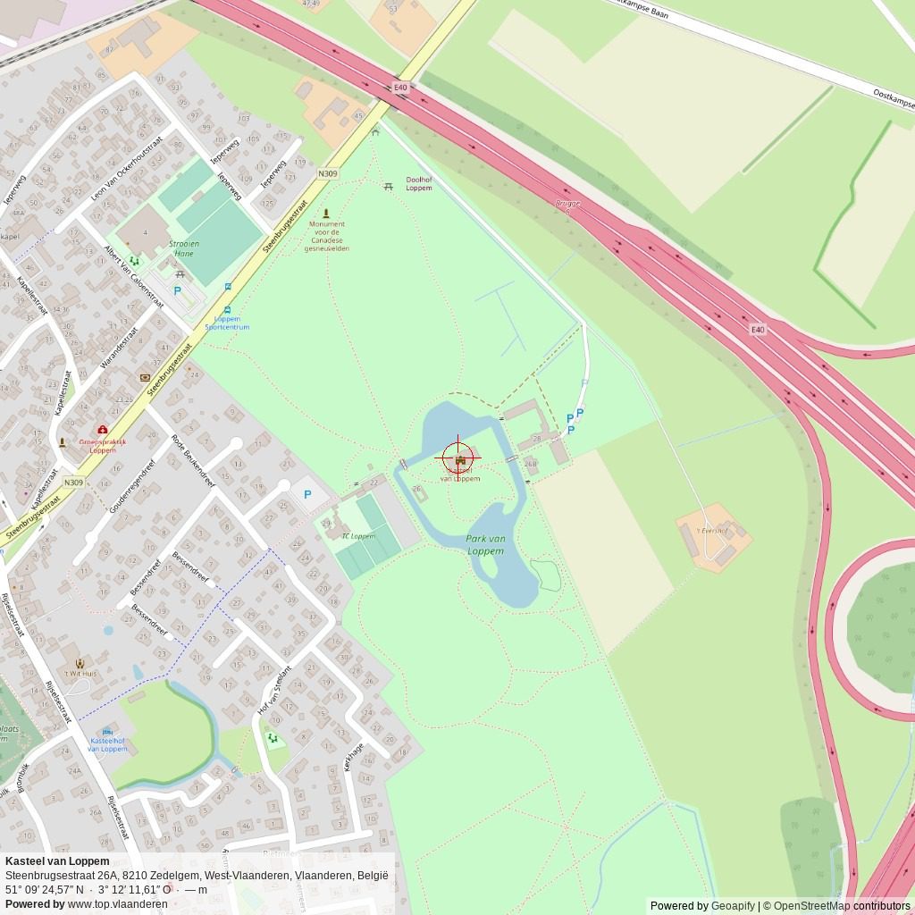 Situatiekaart 1 km Situatiekaart 1 km