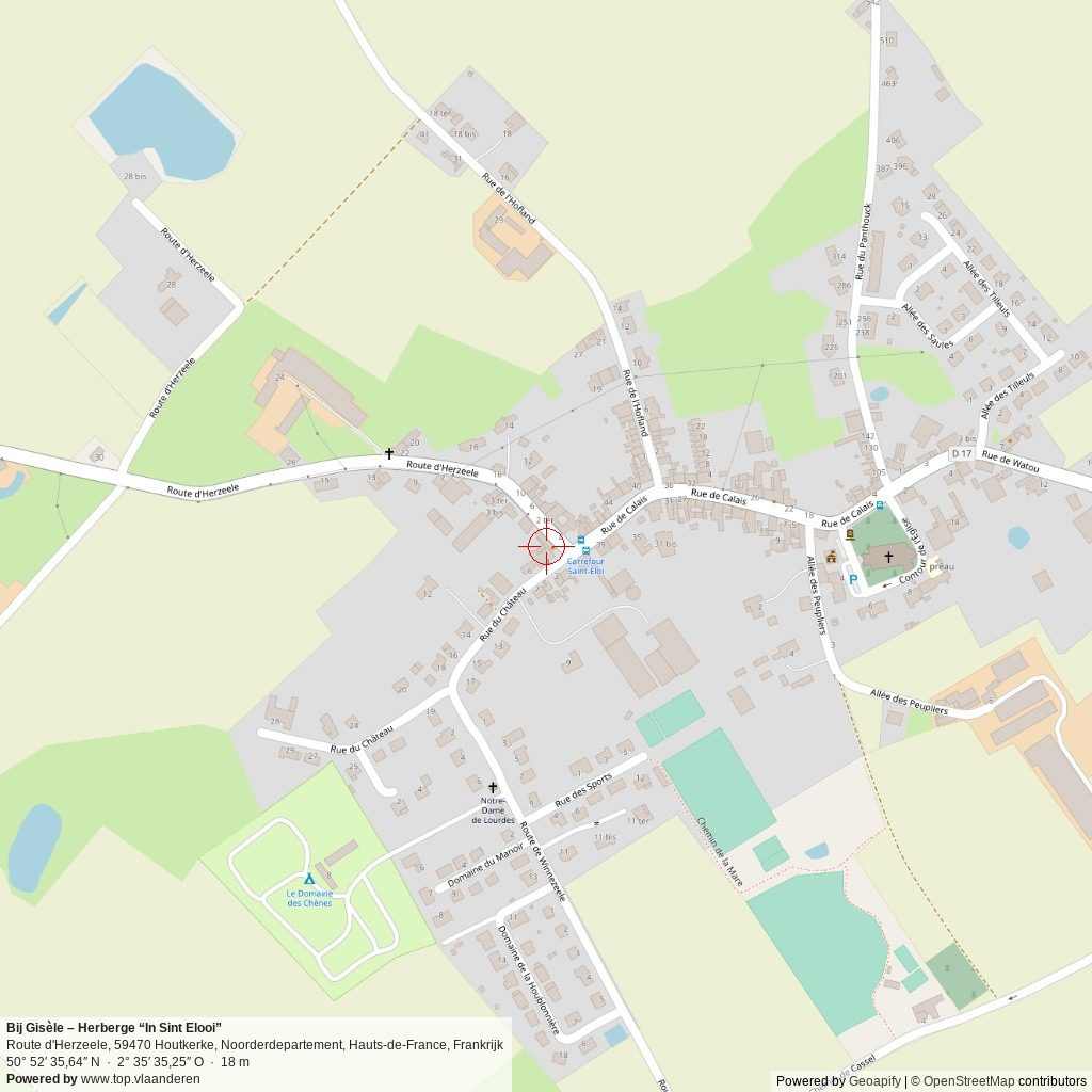 Situatiekaart 1 km Situatiekaart 1 km