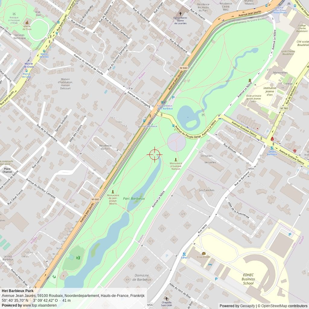 Situatiekaart 1 km Situatiekaart 1 km