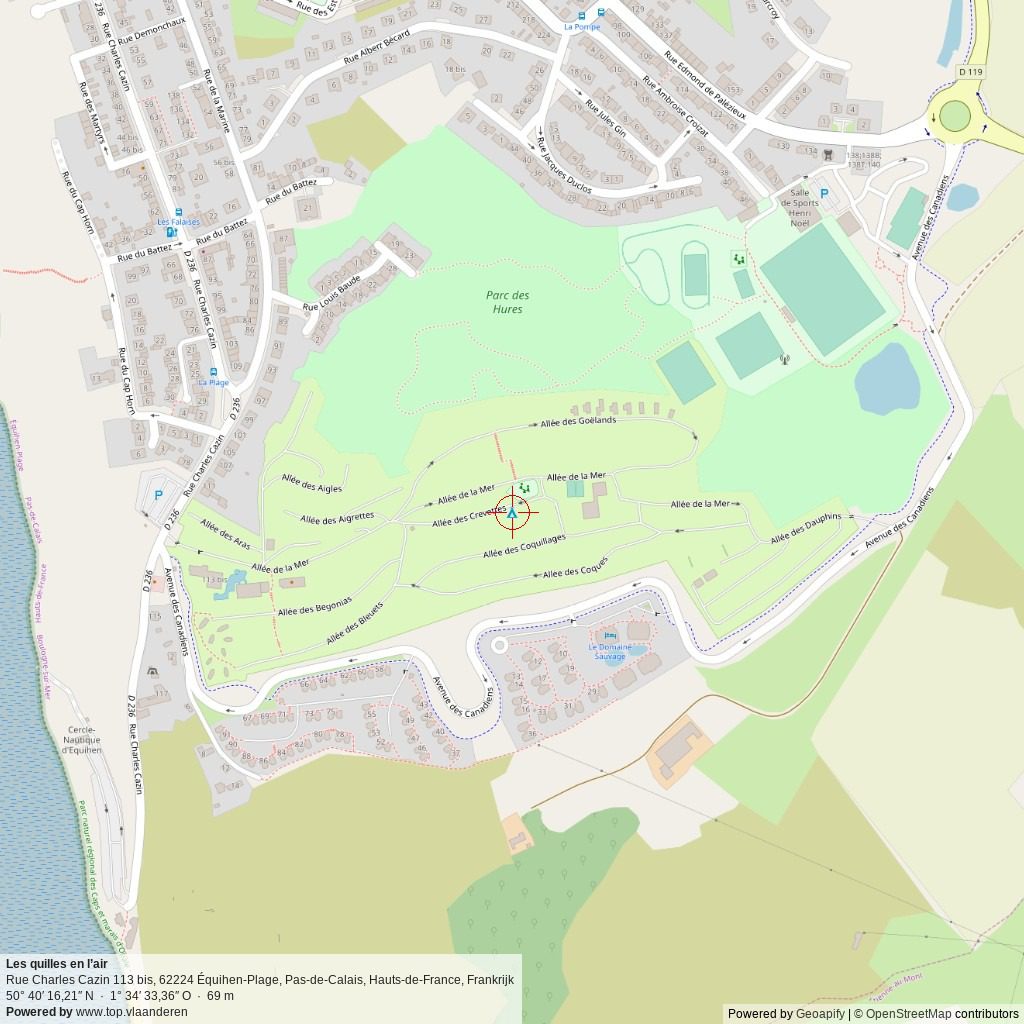 Situatiekaart 1 km Situatiekaart 1 km