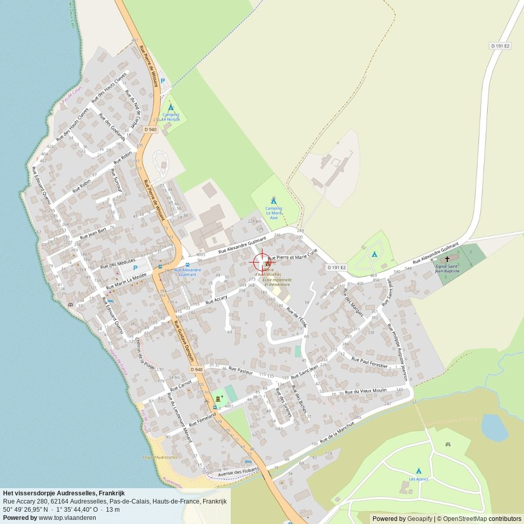 Situatiekaart 1 km Situatiekaart 1 km