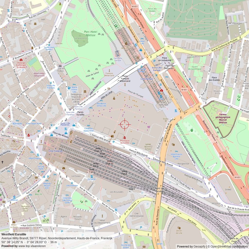 Situatiekaart 1 km Situatiekaart 1 km