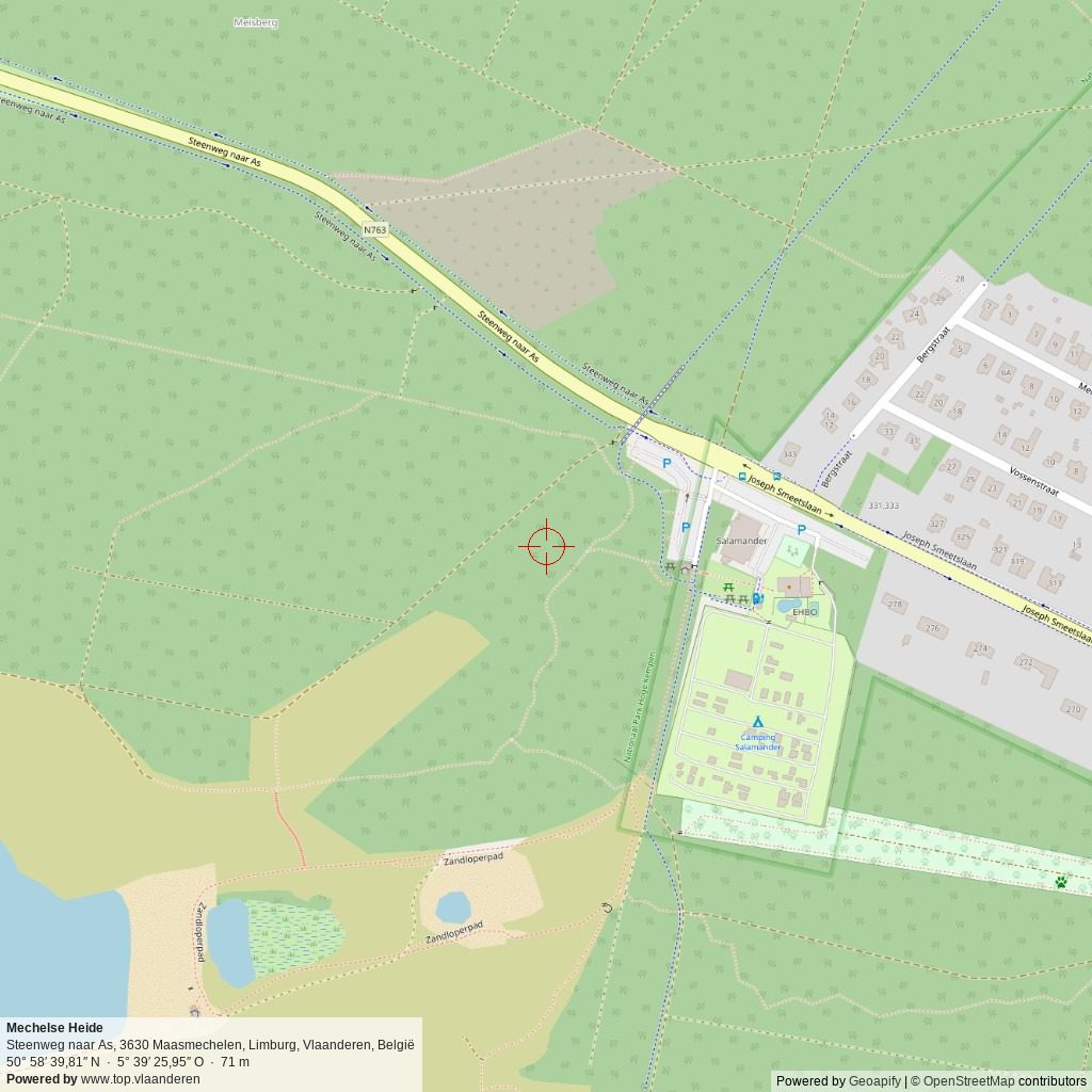 Situatiekaart 1 km Situatiekaart 1 km