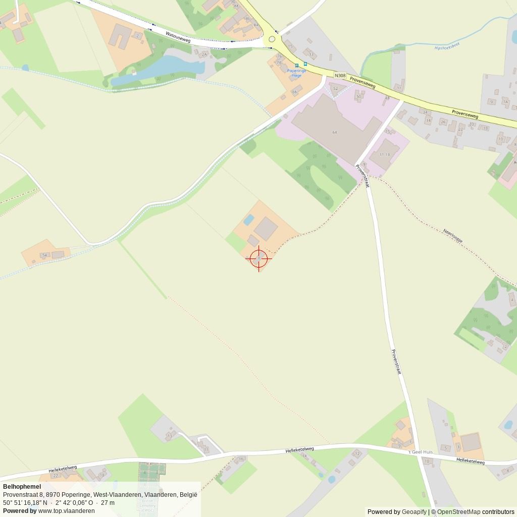 Situatiekaart 1 km Situatiekaart 1 km