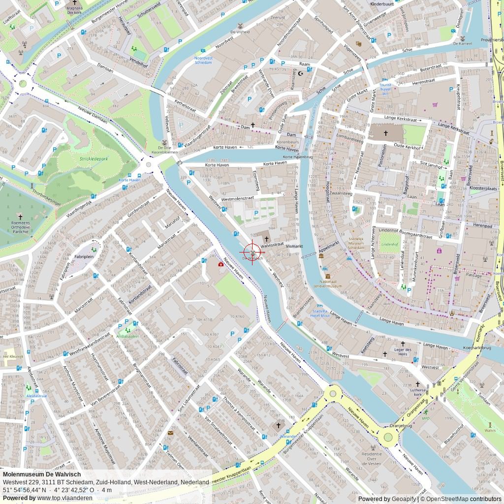 Situatiekaart 1 km Situatiekaart 1 km
