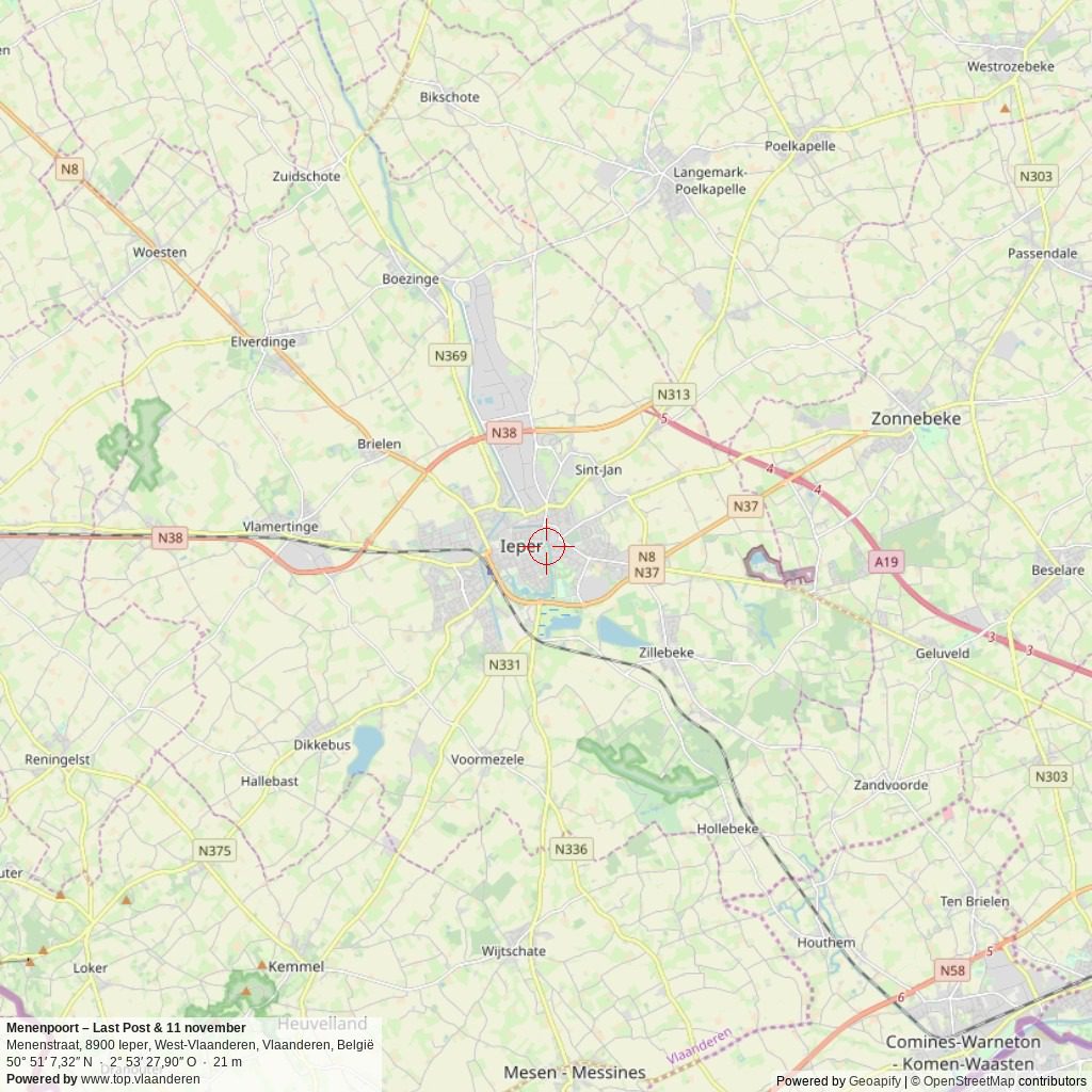 Situatiekaart 20 km Situatiekaart 20 km