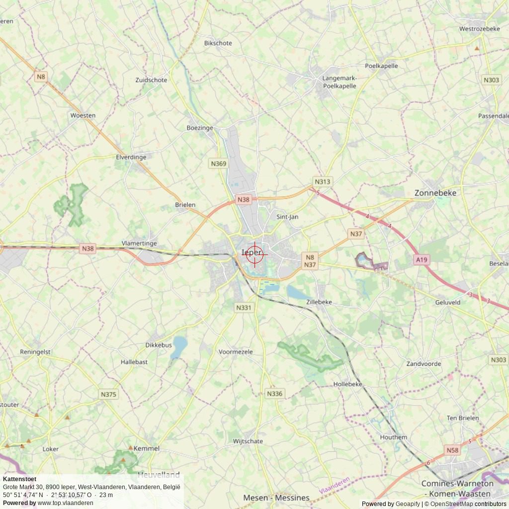 Situatiekaart 20 km Situatiekaart 20 km