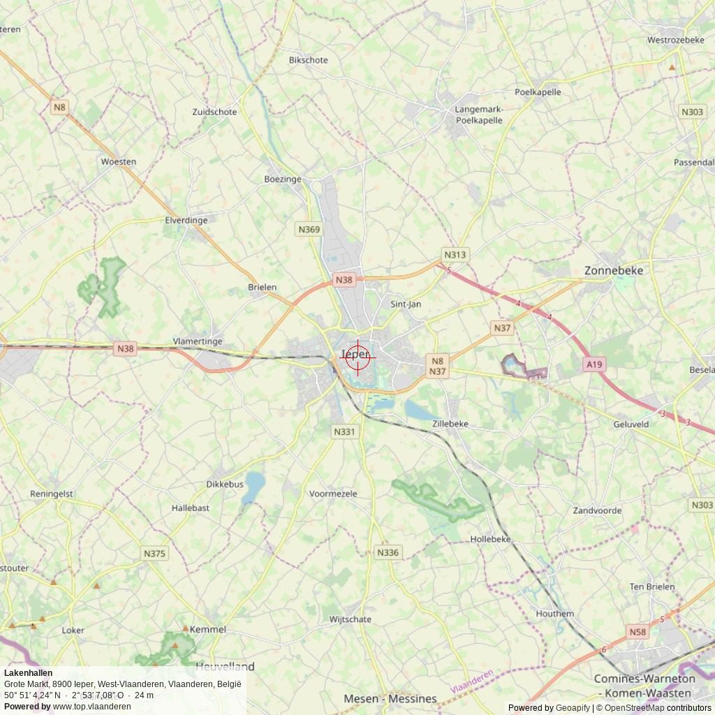 Situatiekaart 20 km Situatiekaart 20 km