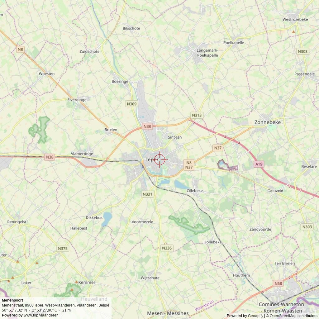 Situatiekaart 20 km Situatiekaart 20 km