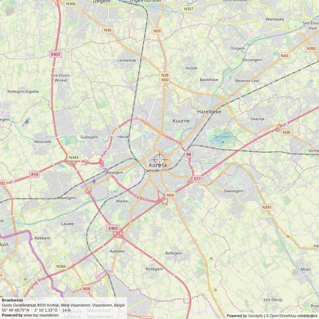 Situatiekaart 20 km Situatiekaart 20 km