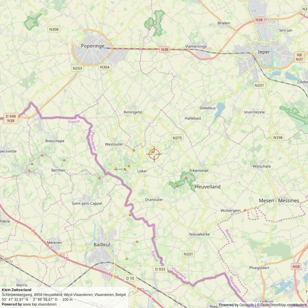 Situatiekaart 20 km Situatiekaart 20 km