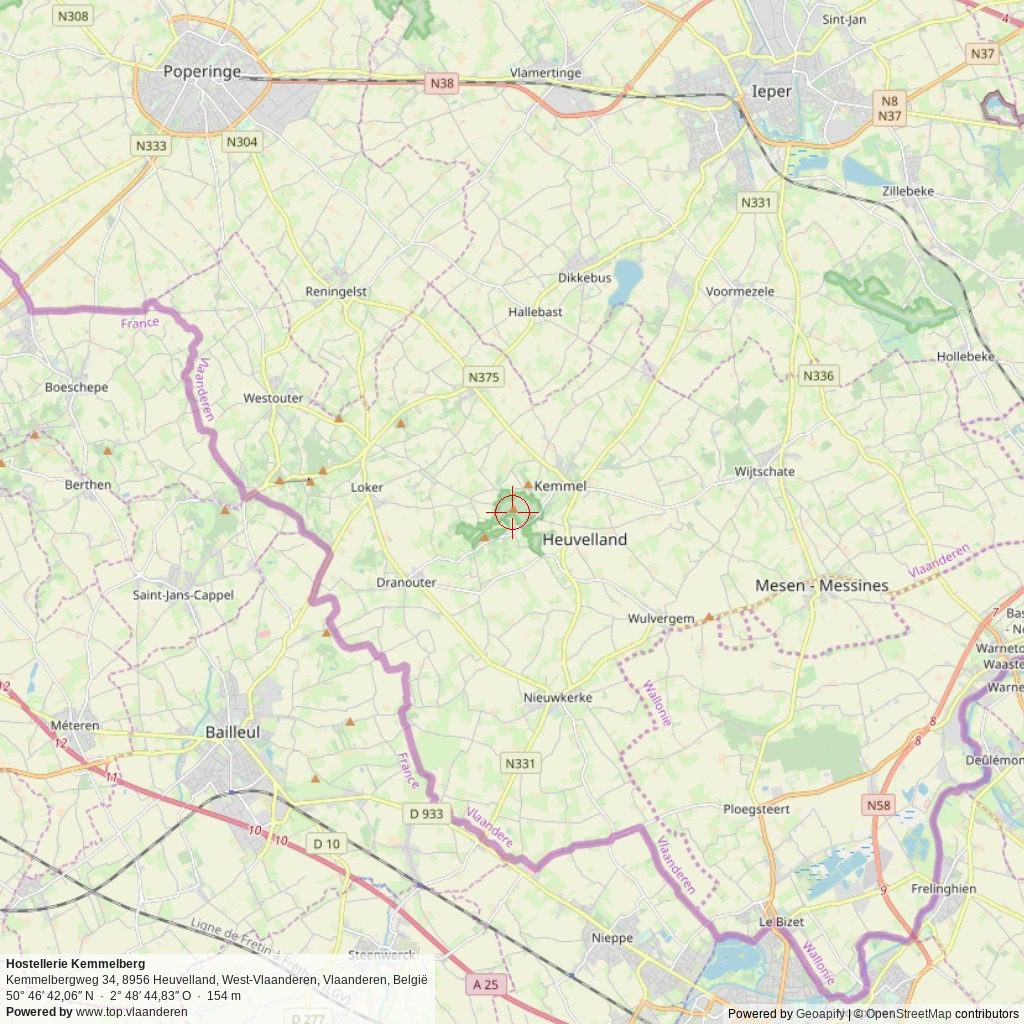 Situatiekaart 20 km Situatiekaart 20 km