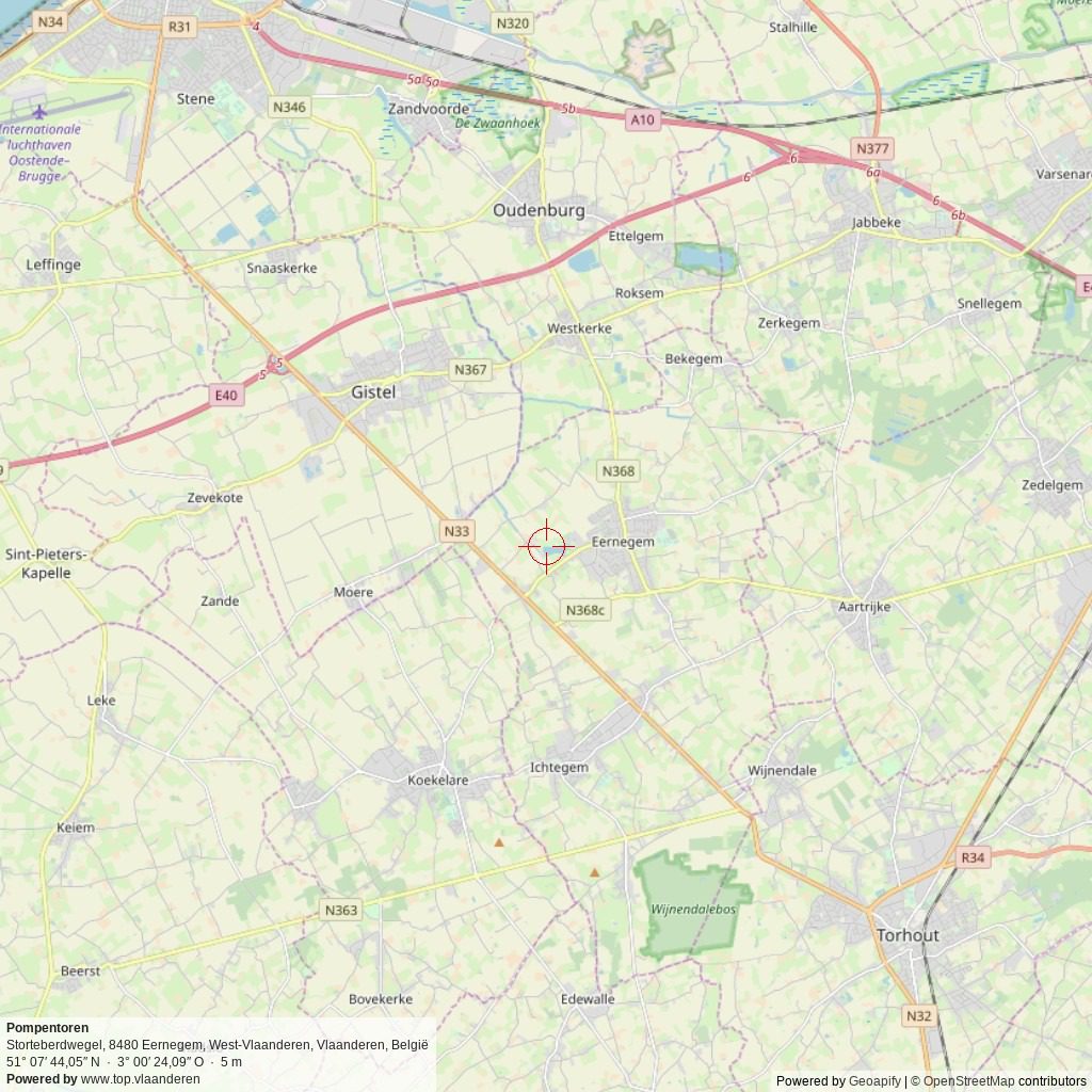Situatiekaart 20 km Situatiekaart 20 km