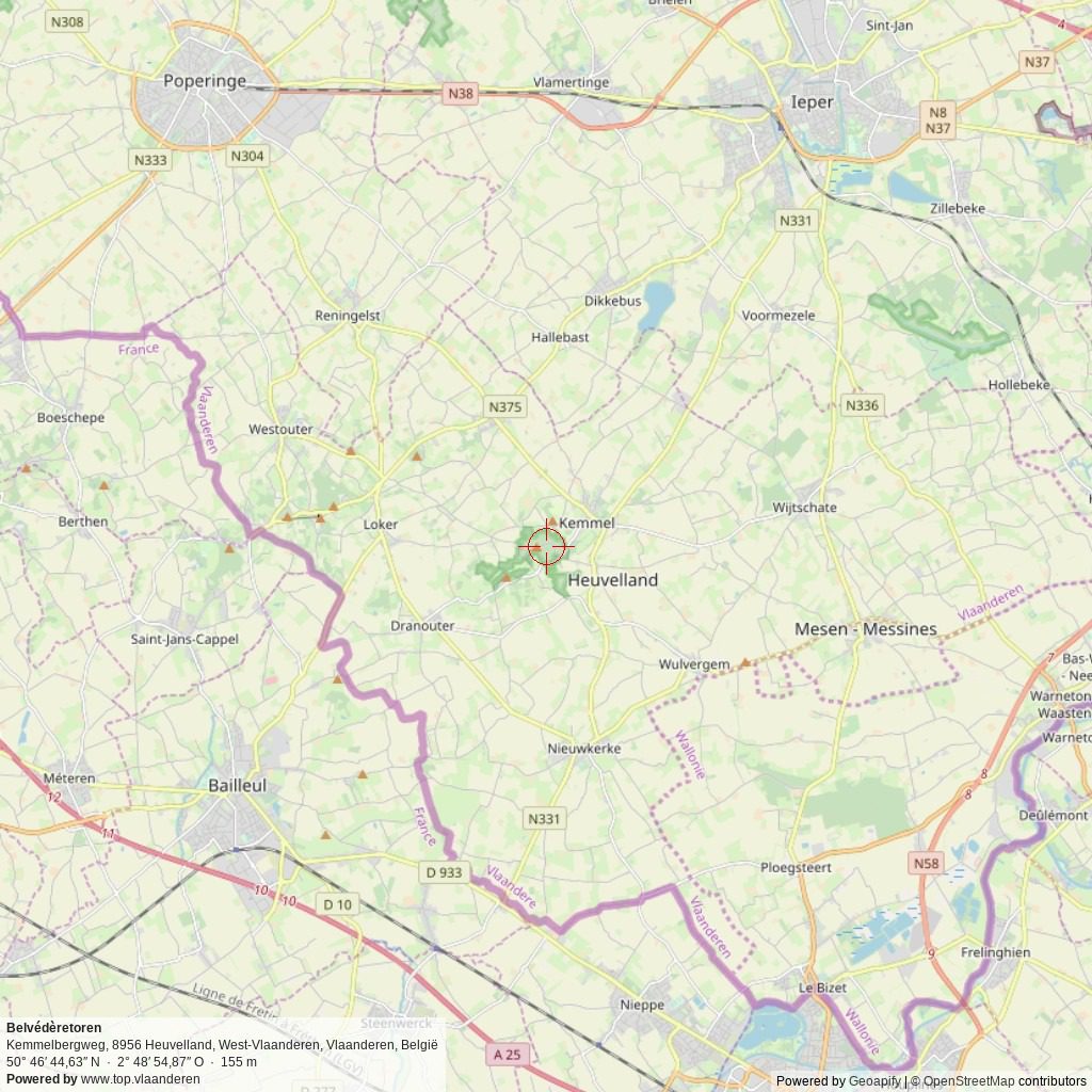 Situatiekaart 20 km Situatiekaart 20 km