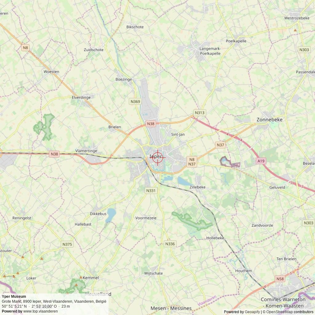 Situatiekaart 20 km Situatiekaart 20 km