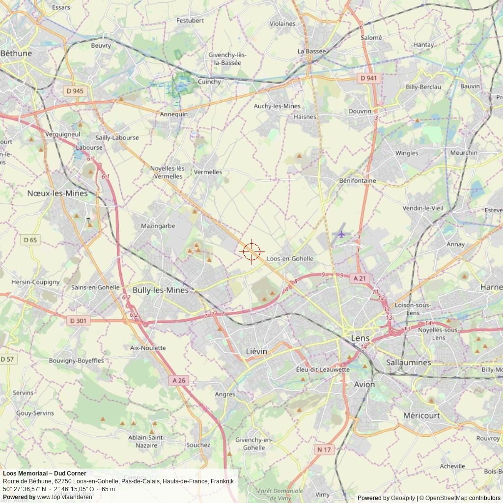 Situatiekaart 20 km Situatiekaart 20 km