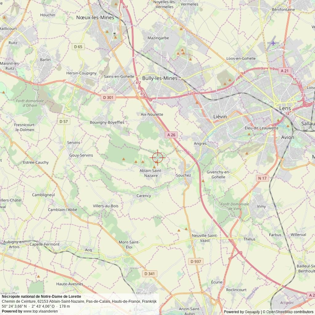 Situatiekaart 20 km Situatiekaart 20 km