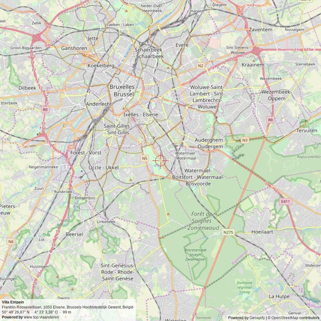 Situatiekaart 20 km Situatiekaart 20 km
