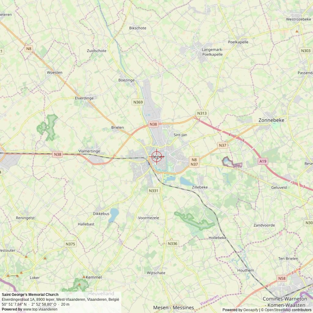 Situatiekaart 20 km Situatiekaart 20 km