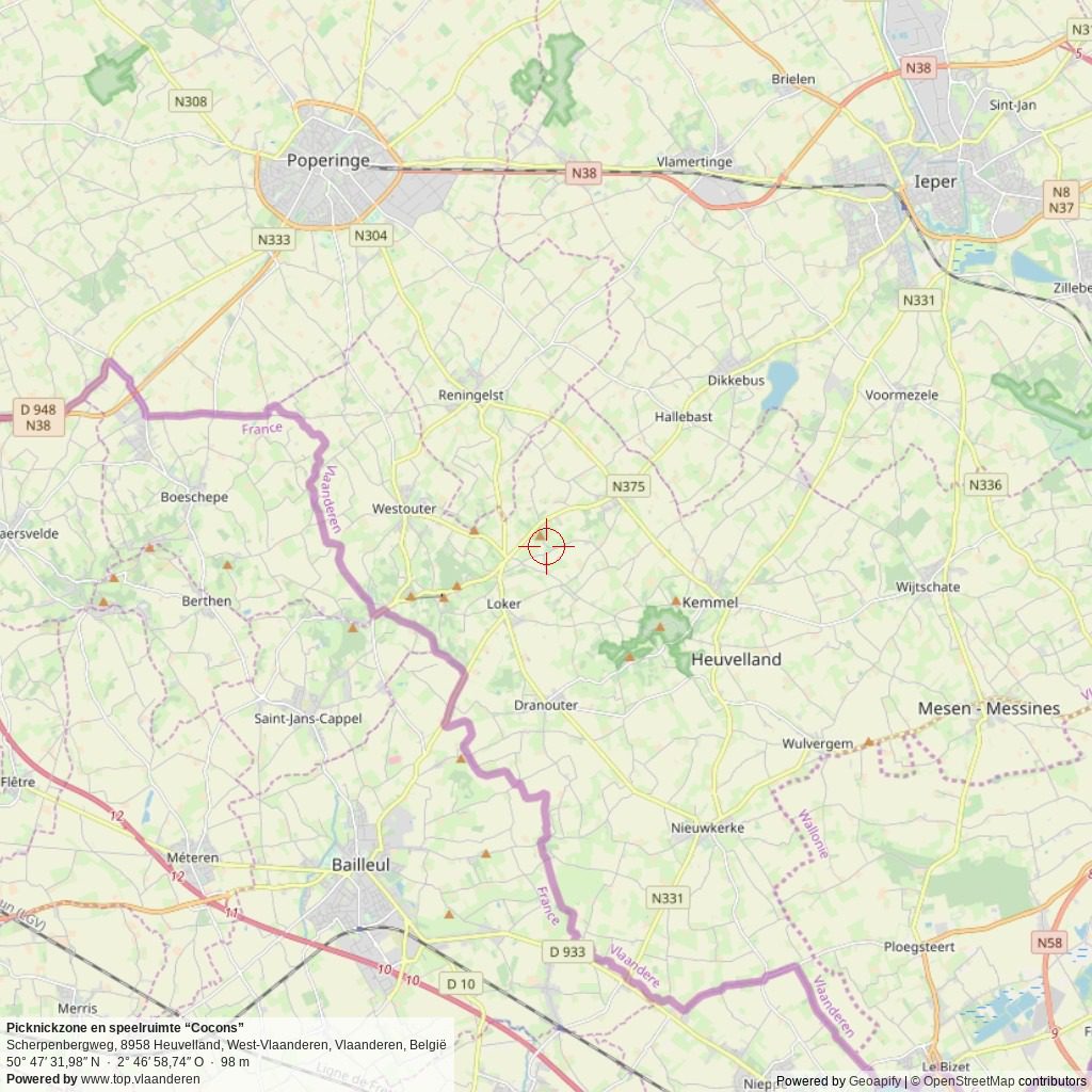 Situatiekaart 20 km Situatiekaart 20 km