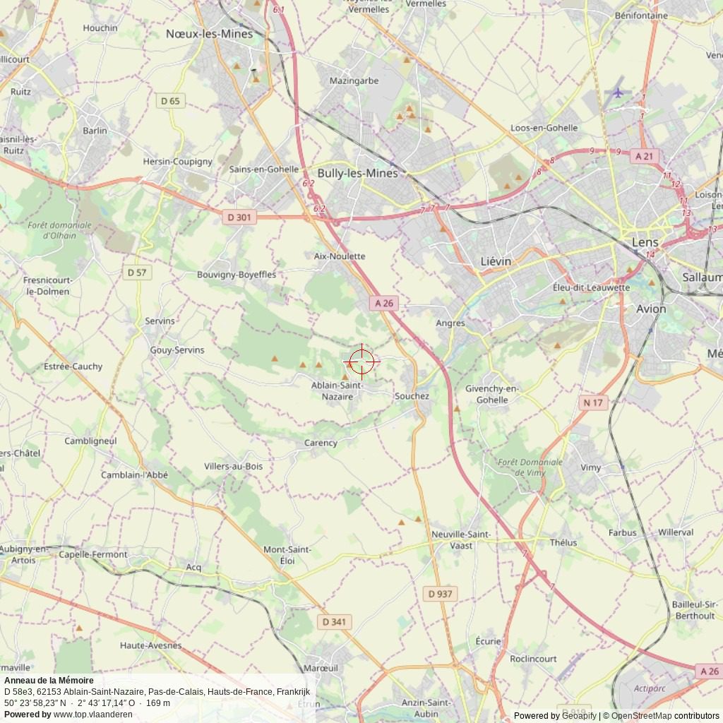 Situatiekaart 20 km Situatiekaart 20 km