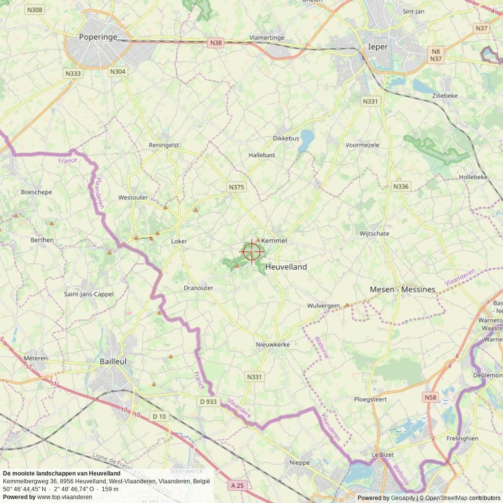 Situatiekaart 20 km Situatiekaart 20 km