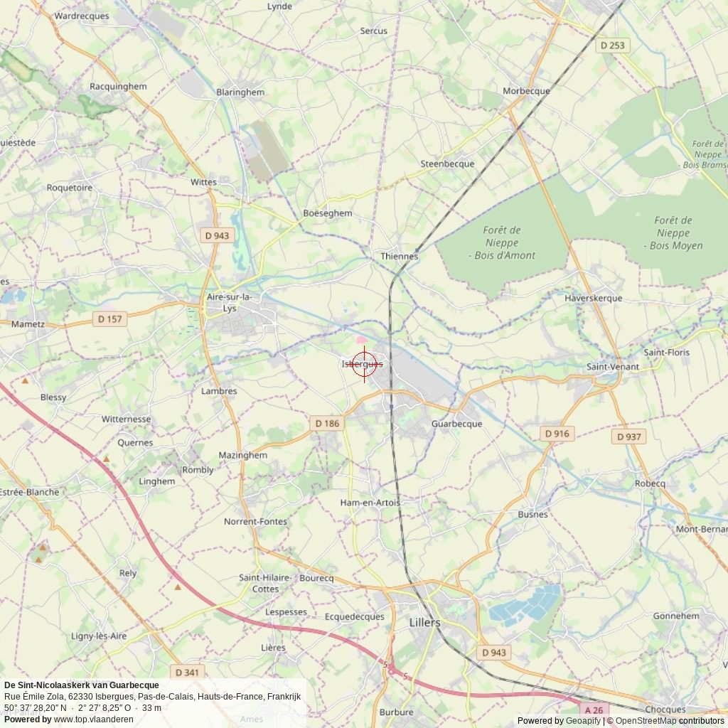 Situatiekaart 20 km Situatiekaart 20 km
