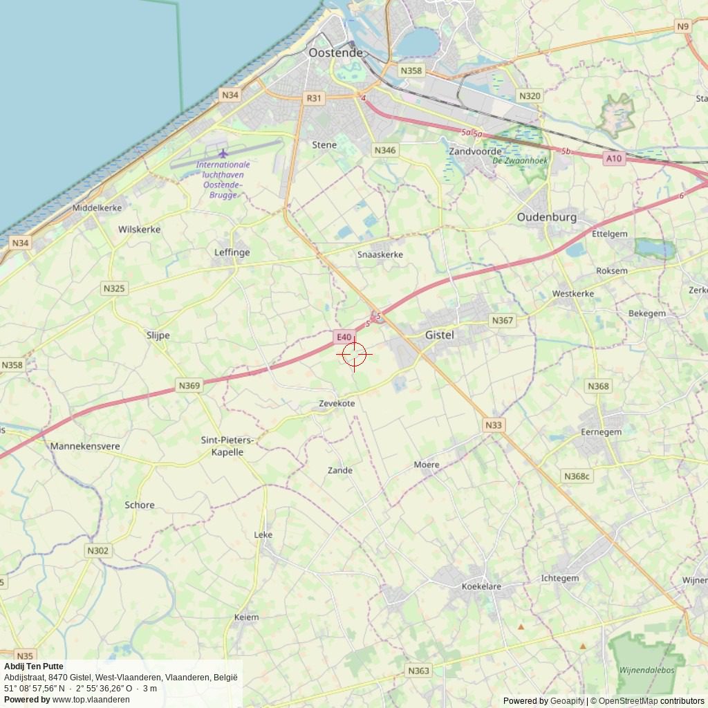 Situatiekaart 20 km Situatiekaart 20 km