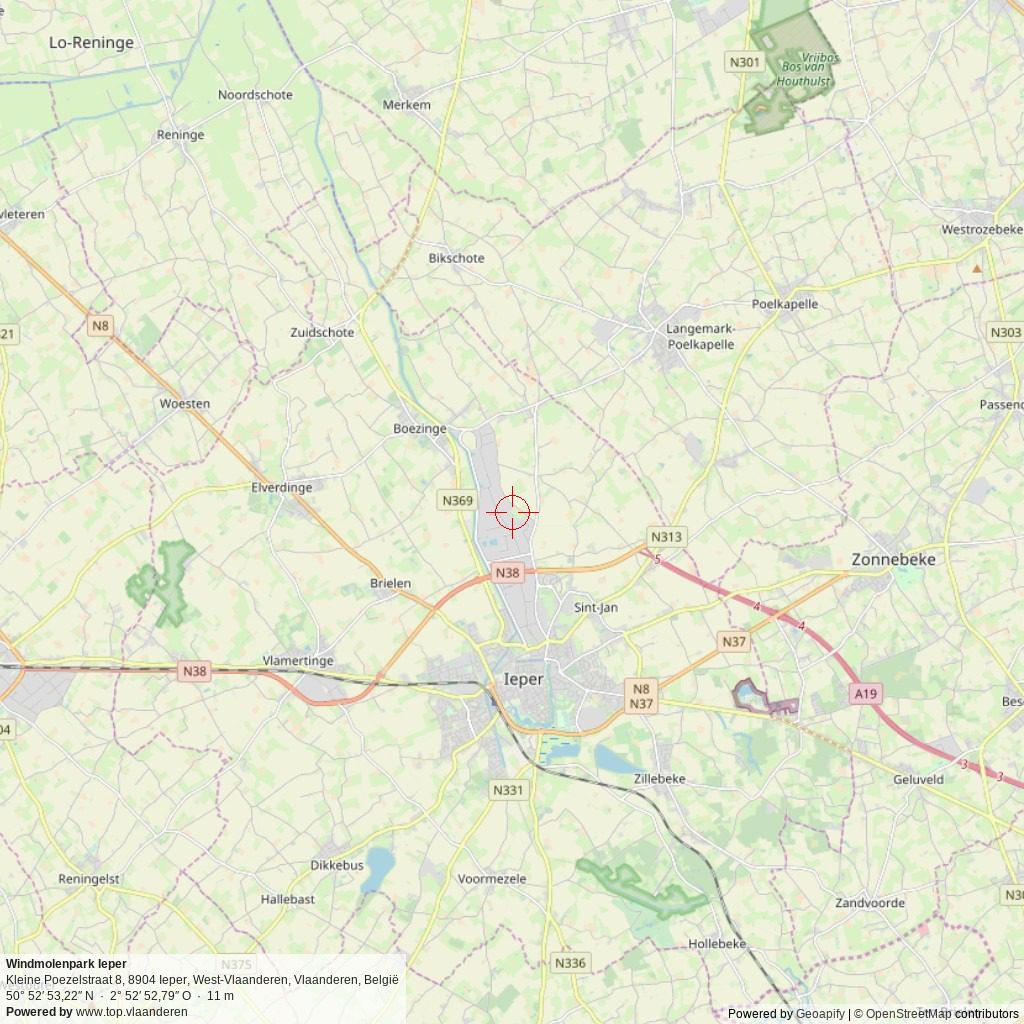 Situatiekaart 20 km Situatiekaart 20 km