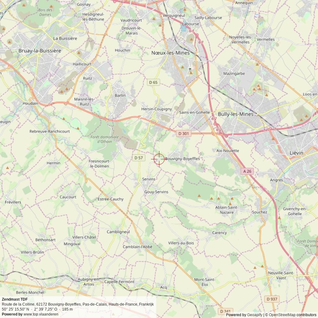 Situatiekaart 20 km Situatiekaart 20 km