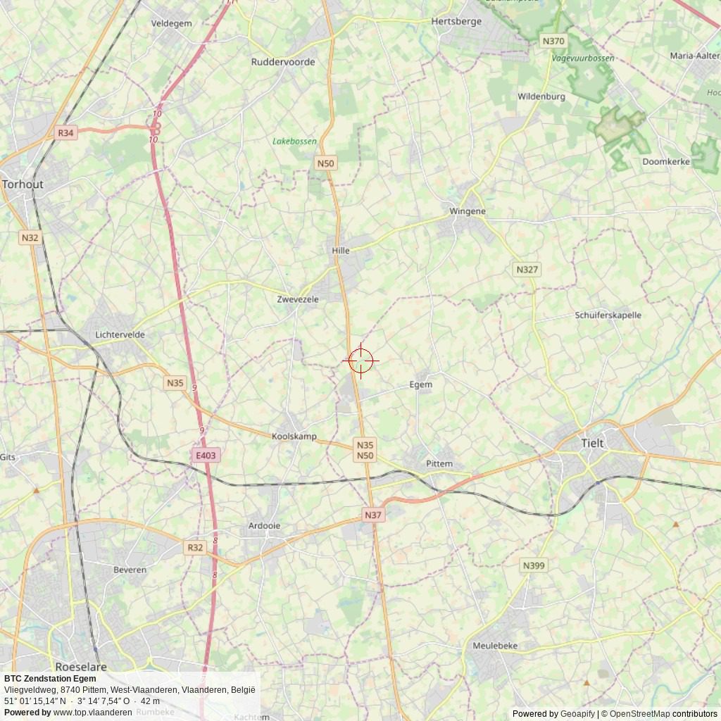 Situatiekaart 20 km Situatiekaart 20 km