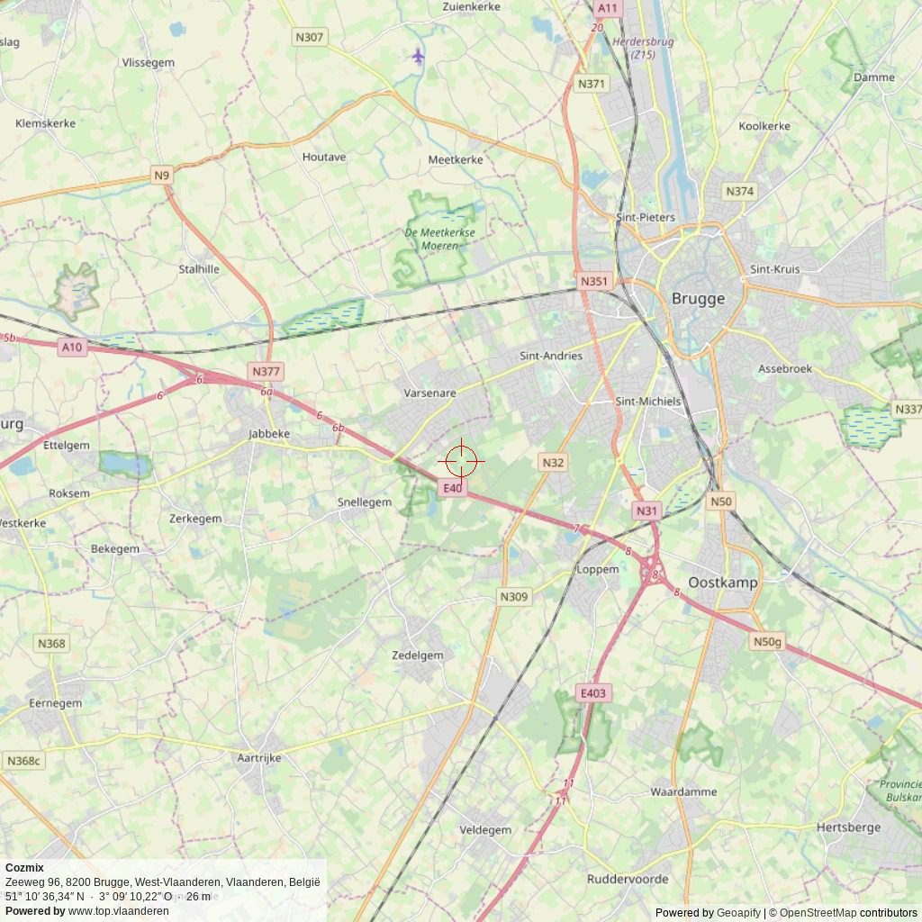 Situatiekaart 20 km Situatiekaart 20 km