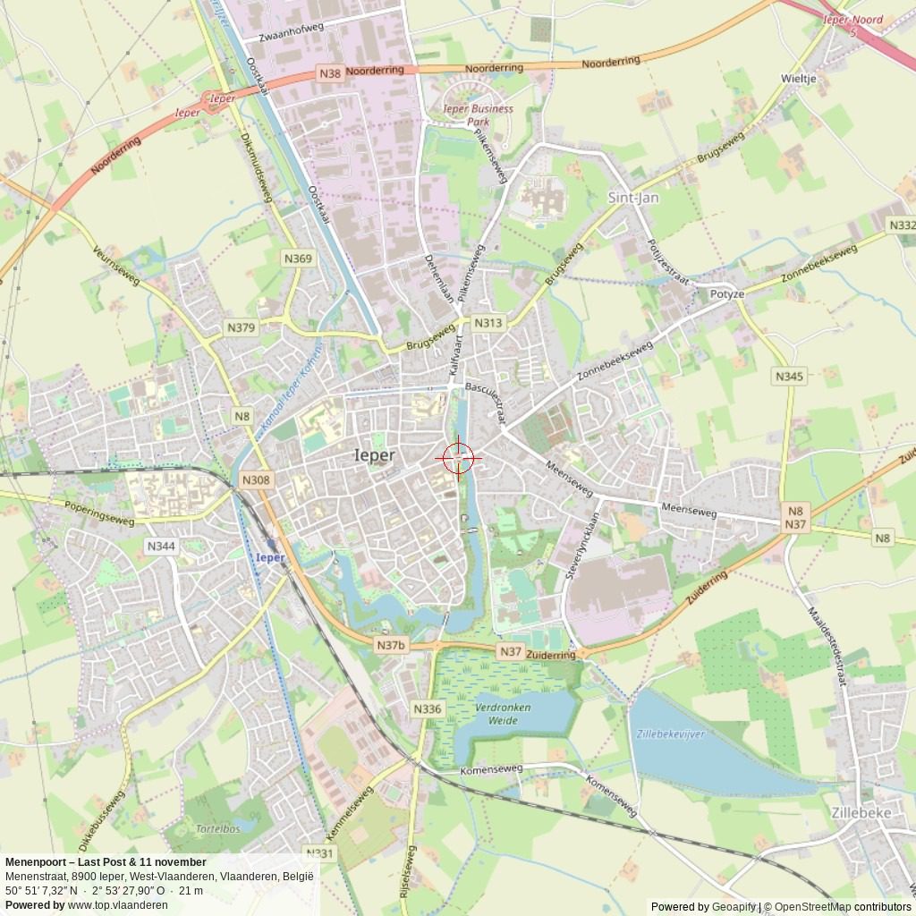 Situatiekaart 5 km Situatiekaart 5 km