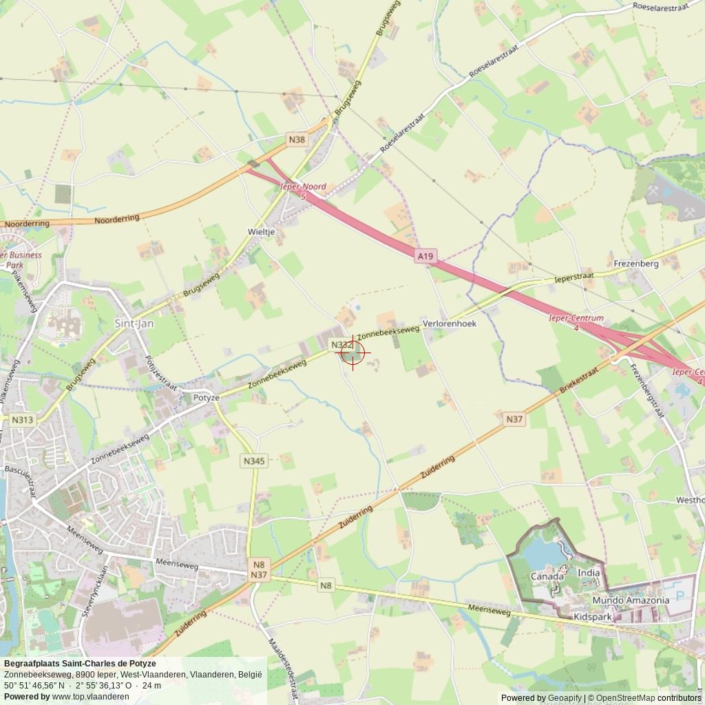 Situatiekaart 5 km Situatiekaart 5 km