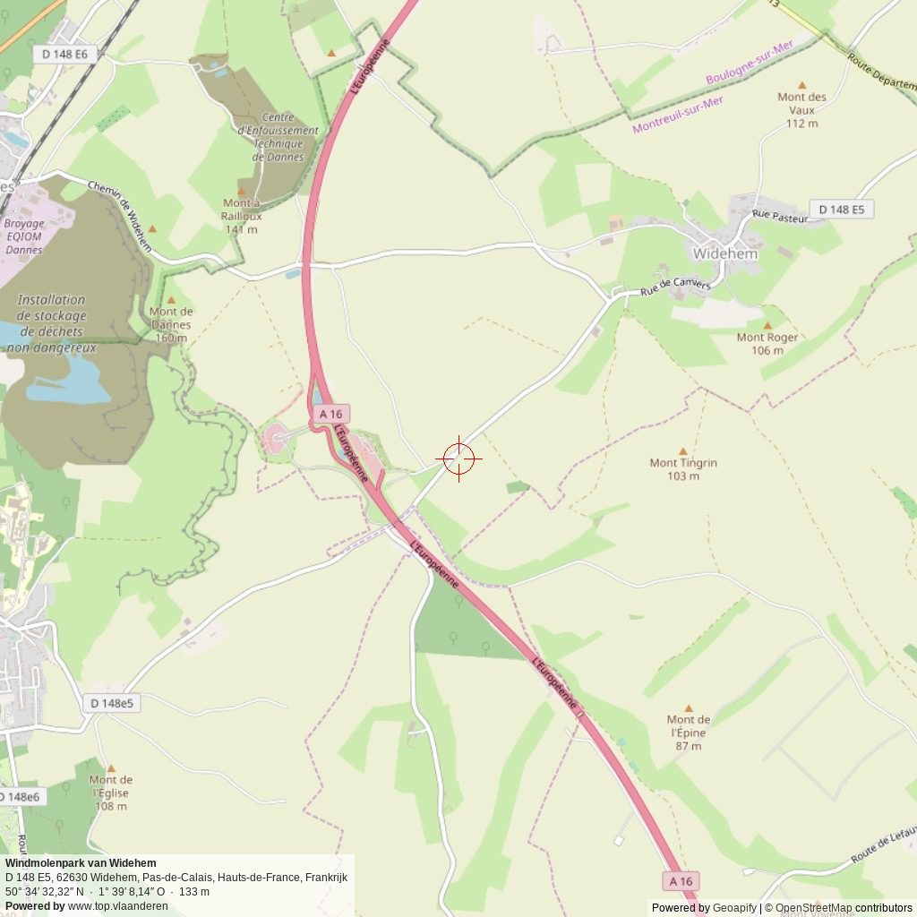 Situatiekaart 5 km Situatiekaart 5 km