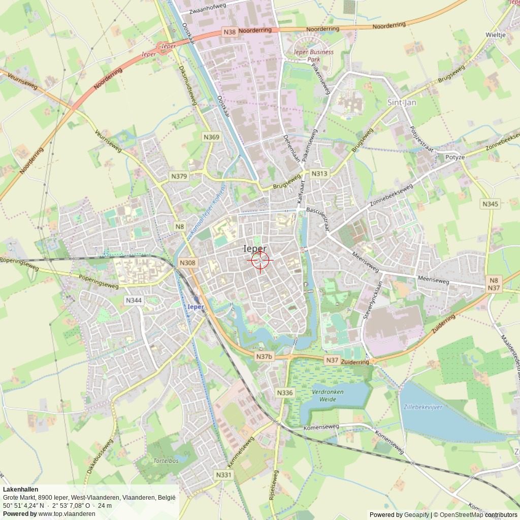 Situatiekaart 5 km Situatiekaart 5 km