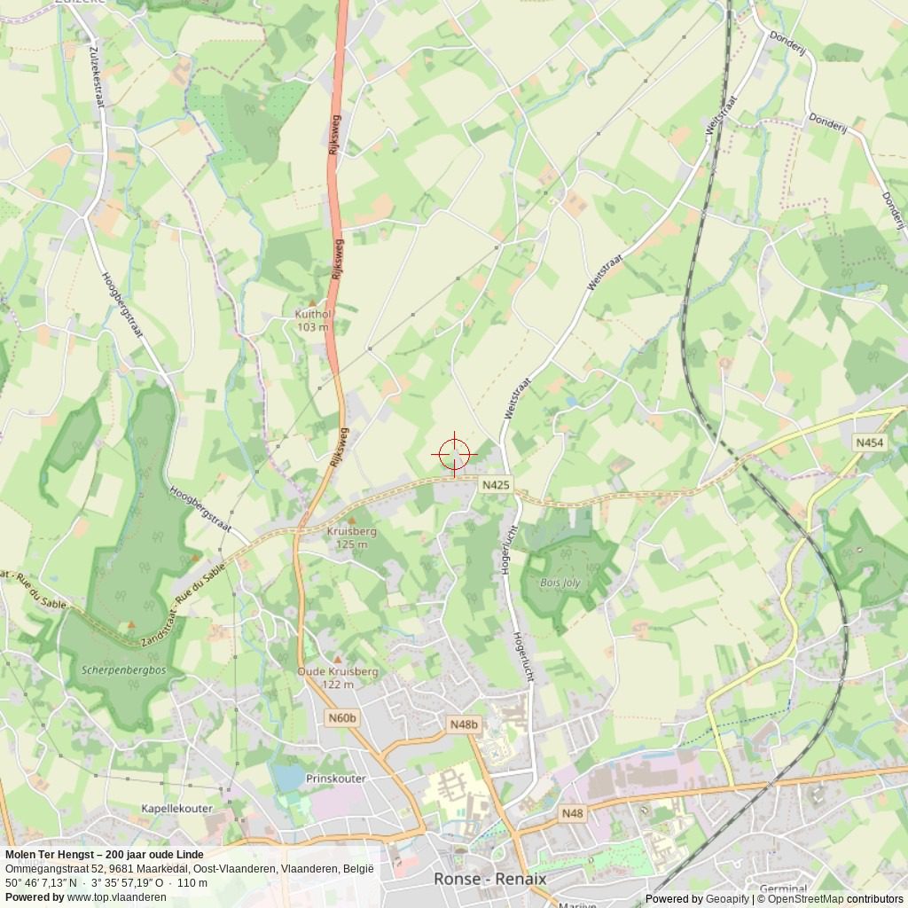 Situatiekaart 5 km Situatiekaart 5 km