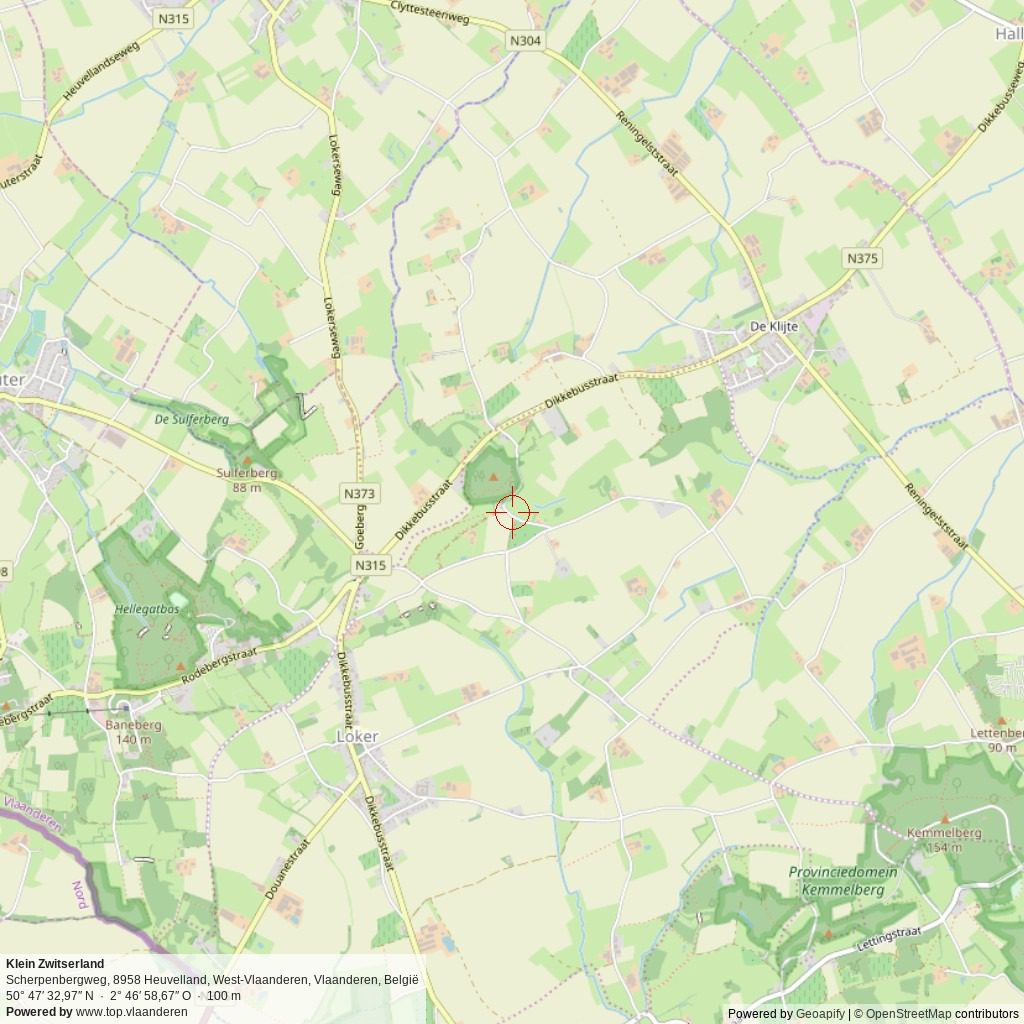 Situatiekaart 5 km Situatiekaart 5 km
