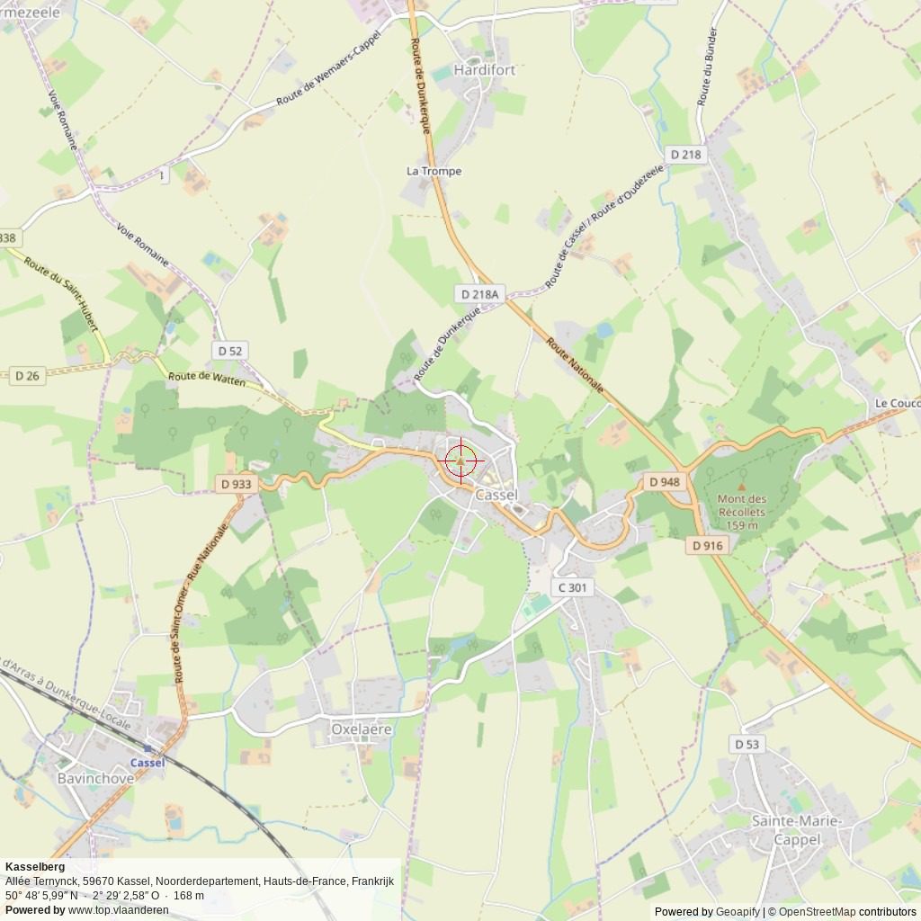 Situatiekaart 5 km Situatiekaart 5 km