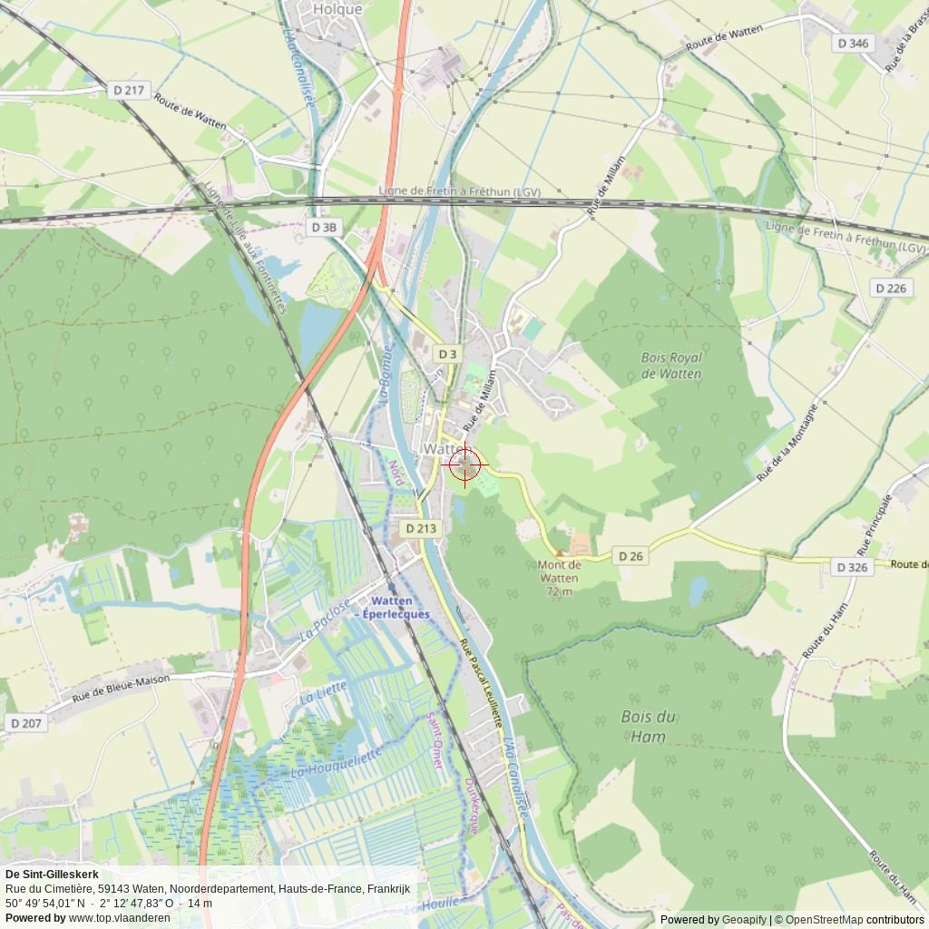 Situatiekaart 5 km Situatiekaart 5 km