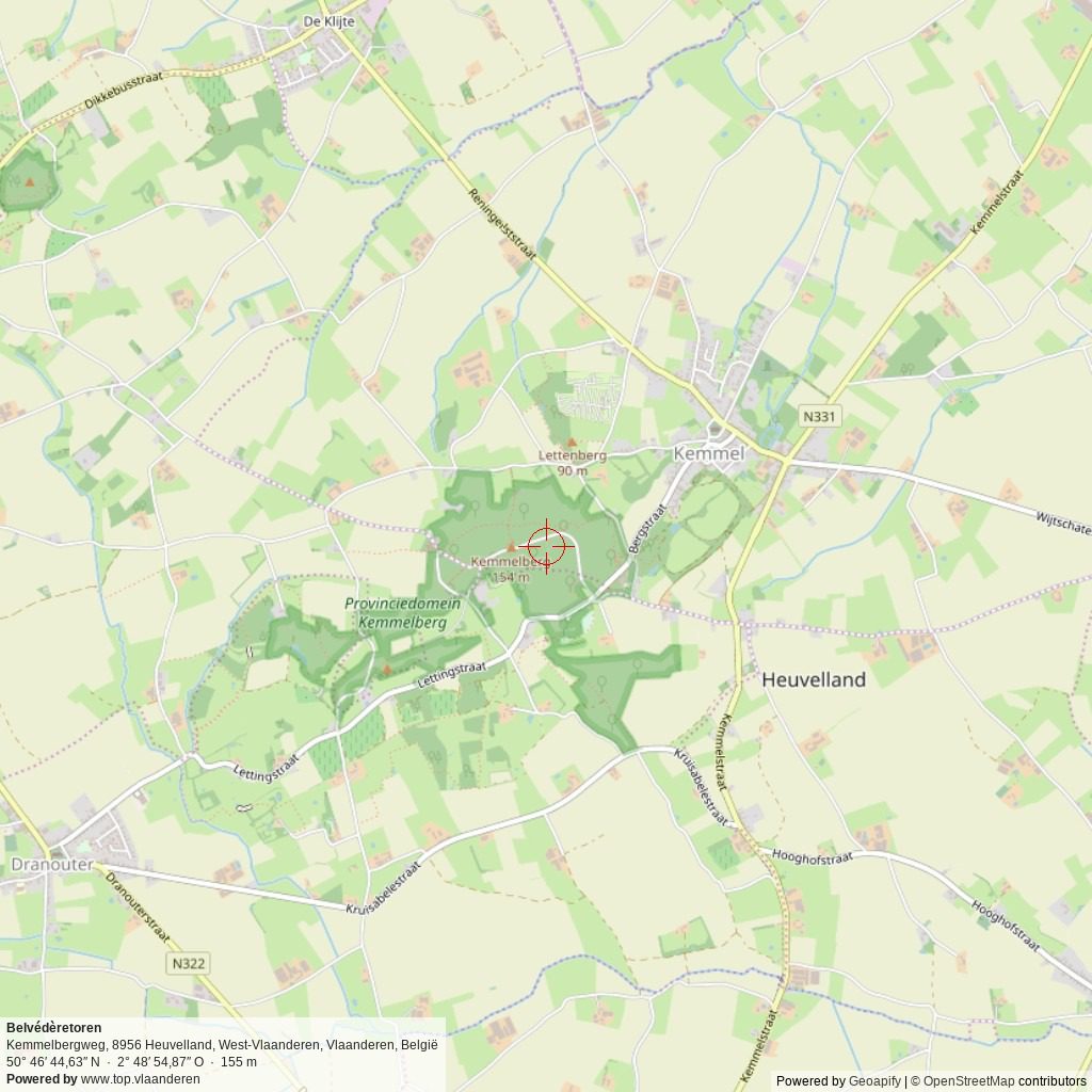 Situatiekaart 5 km Situatiekaart 5 km