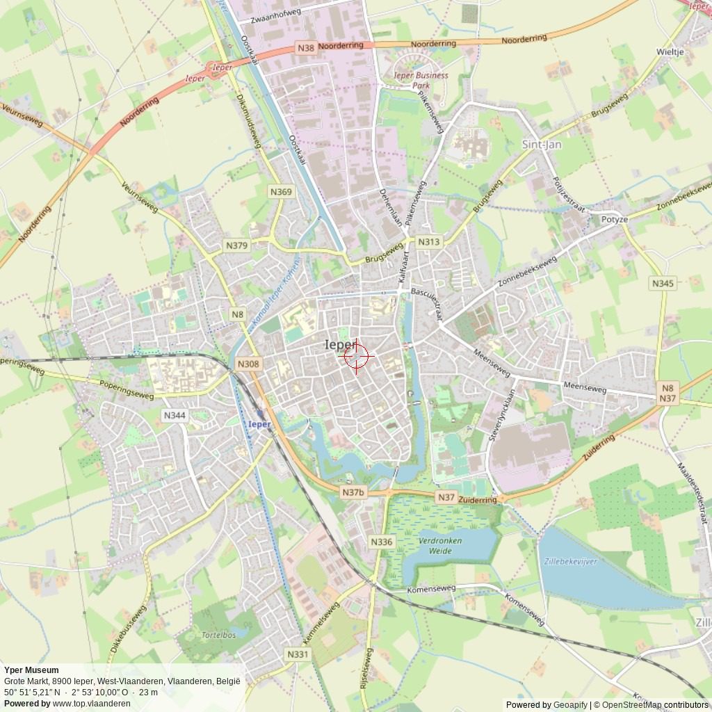 Situatiekaart 5 km Situatiekaart 5 km