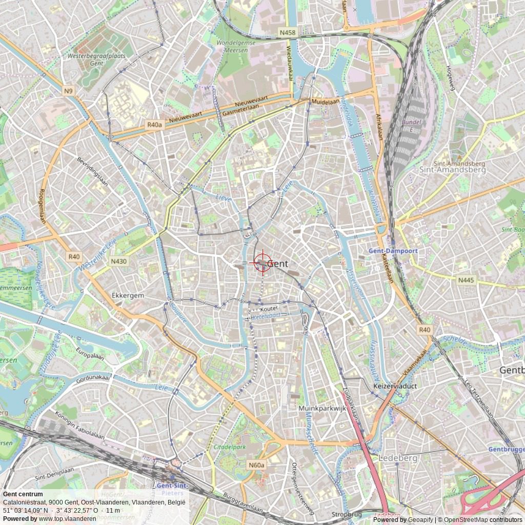 Situatiekaart 5 km Situatiekaart 5 km