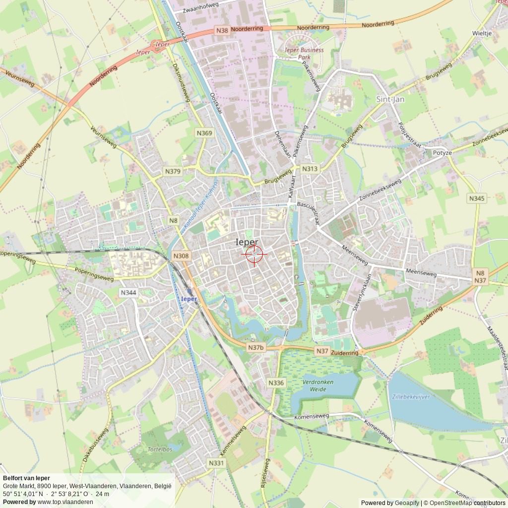 Situatiekaart 5 km Situatiekaart 5 km