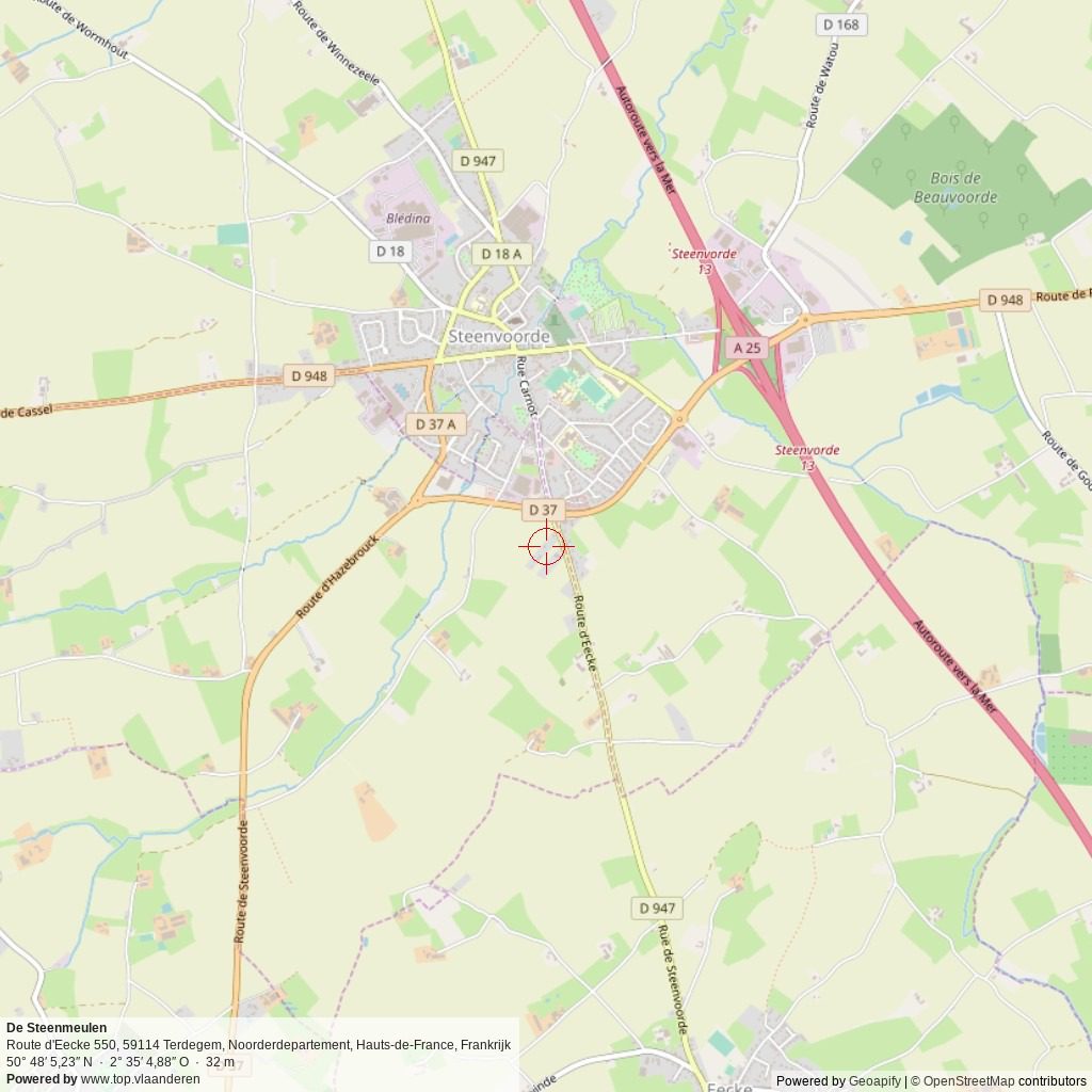 Situatiekaart 5 km Situatiekaart 5 km