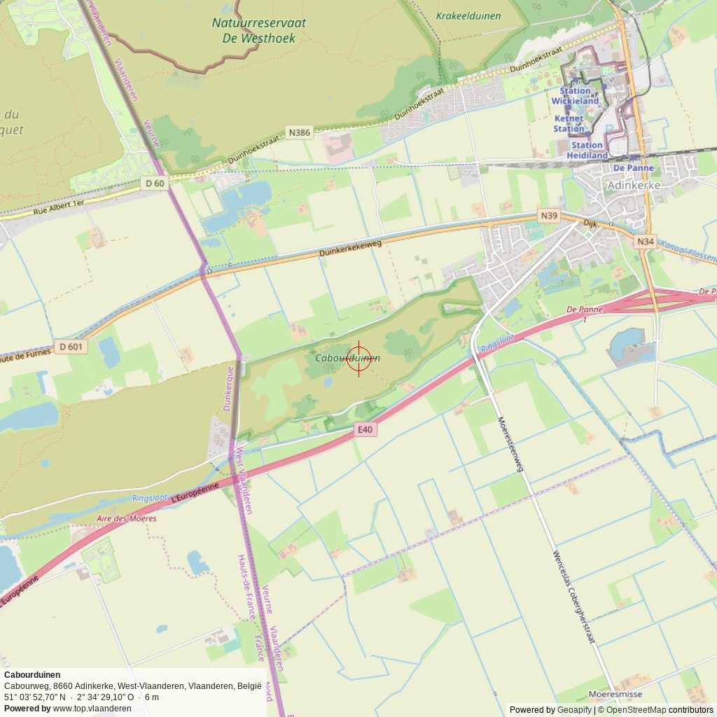Situatiekaart 5 km Situatiekaart 5 km