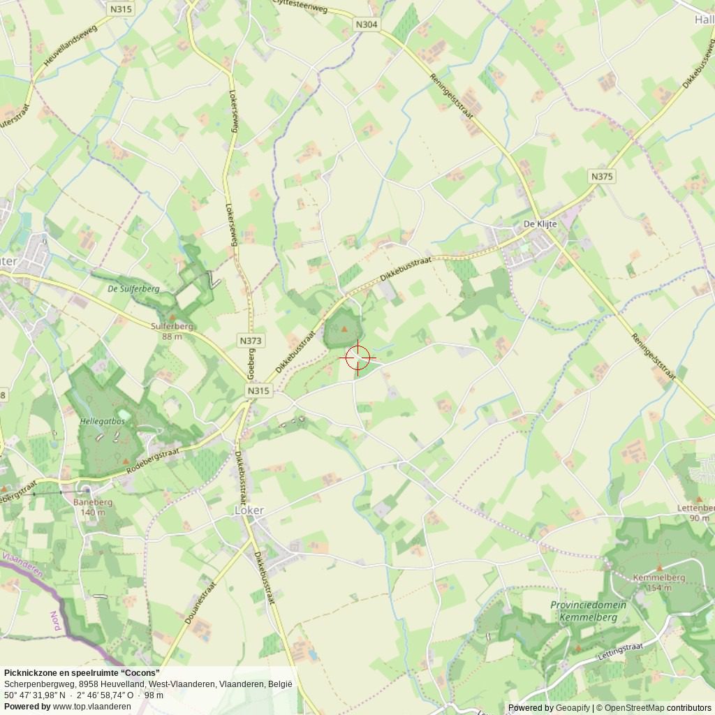 Situatiekaart 5 km Situatiekaart 5 km