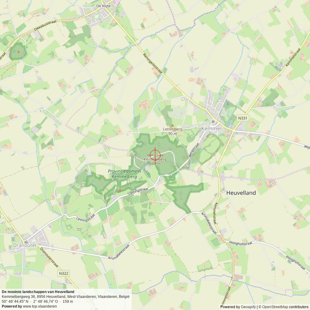 Situatiekaart 5 km Situatiekaart 5 km